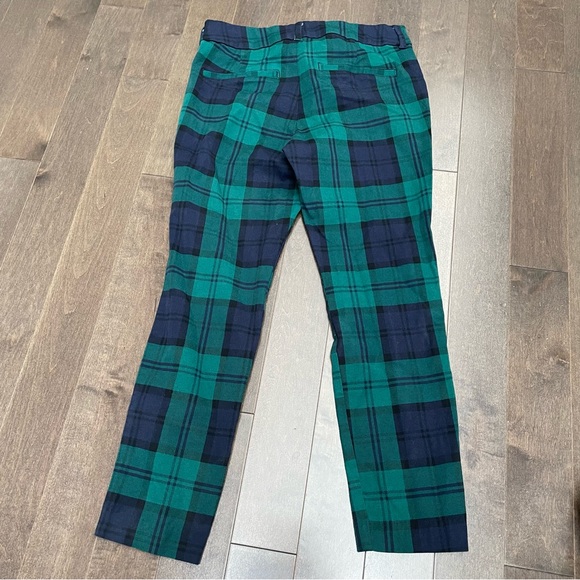 Old Navy Pixie Green/Blue Plaid/Tartan Pants - Picture 11 of 12